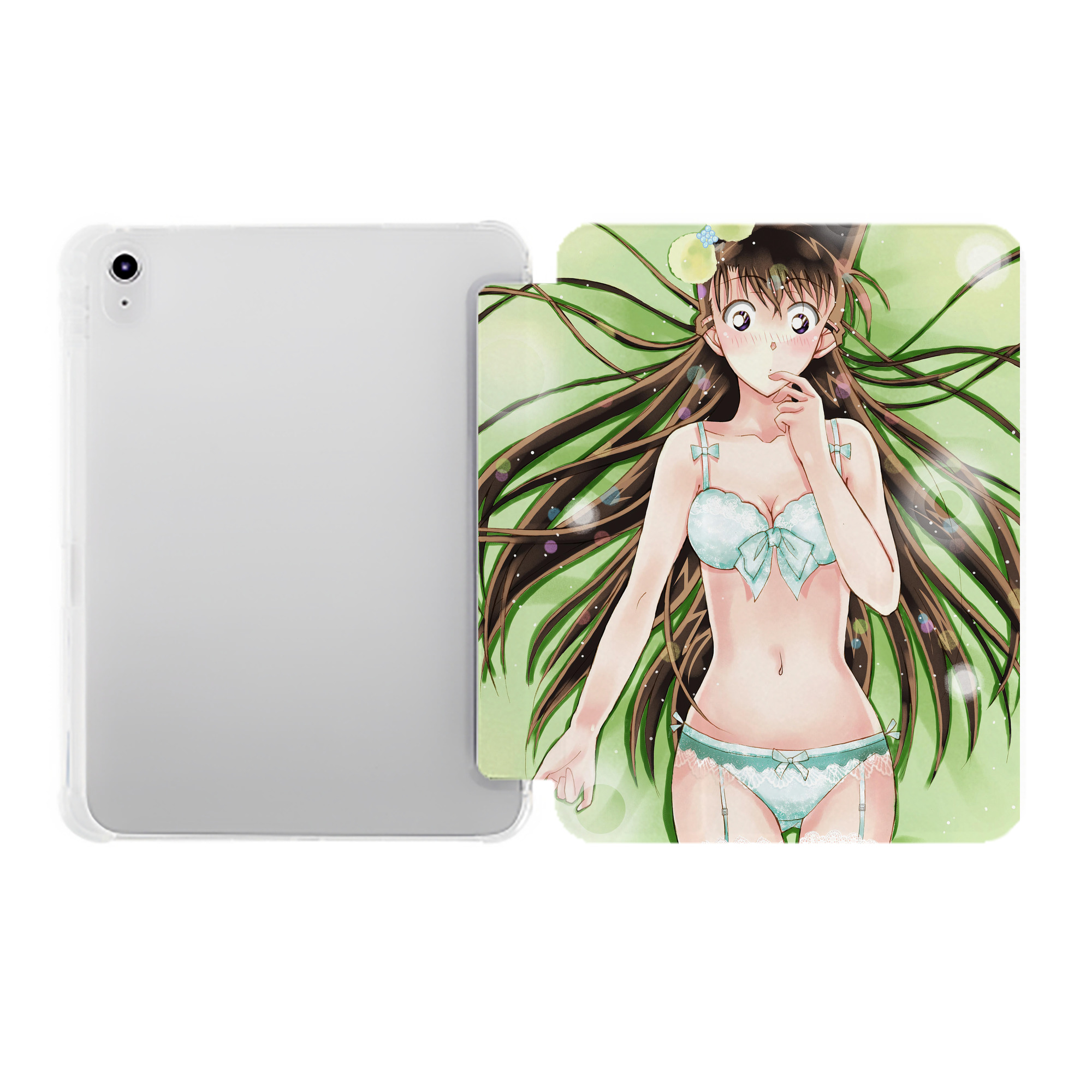 （画像用） 名探偵コナン Detective Conan IPad ケース ペン収納付き 三つ折りスタンド PUレザー×シリコン 対応機種9.5/10.5/10.9インチ
